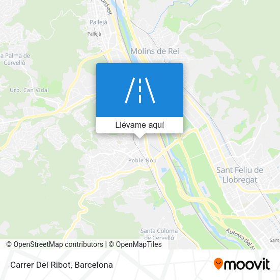 Mapa Carrer Del Ribot