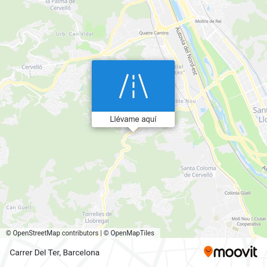 Mapa Carrer Del Ter