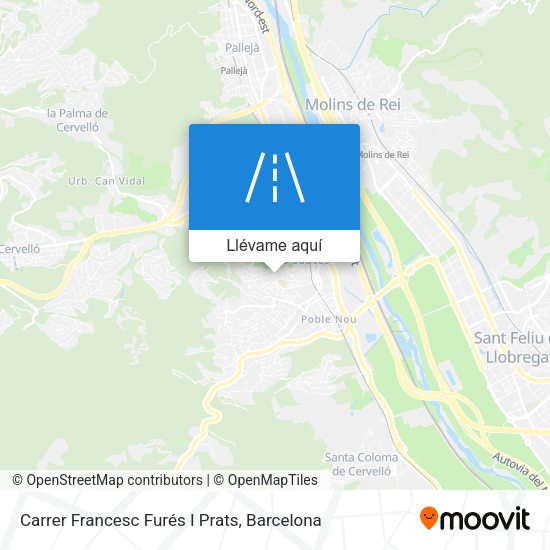 Mapa Carrer Francesc Furés I Prats
