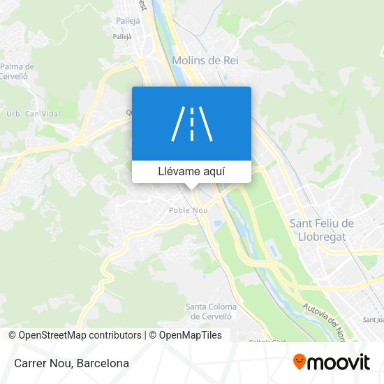 Mapa Carrer Nou