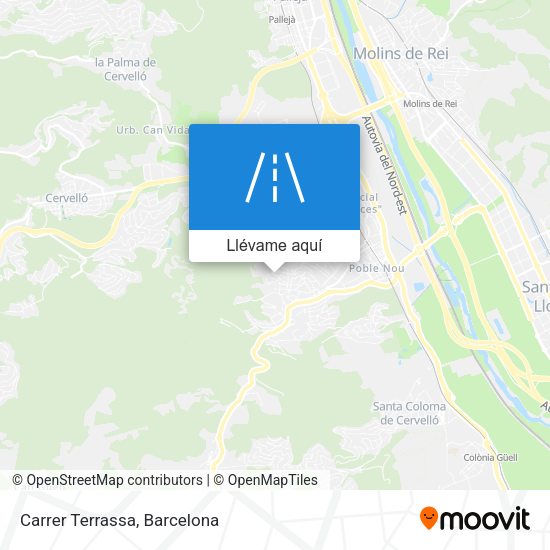 Mapa Carrer Terrassa