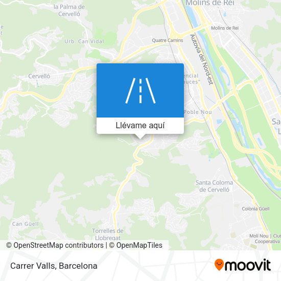 Mapa Carrer Valls