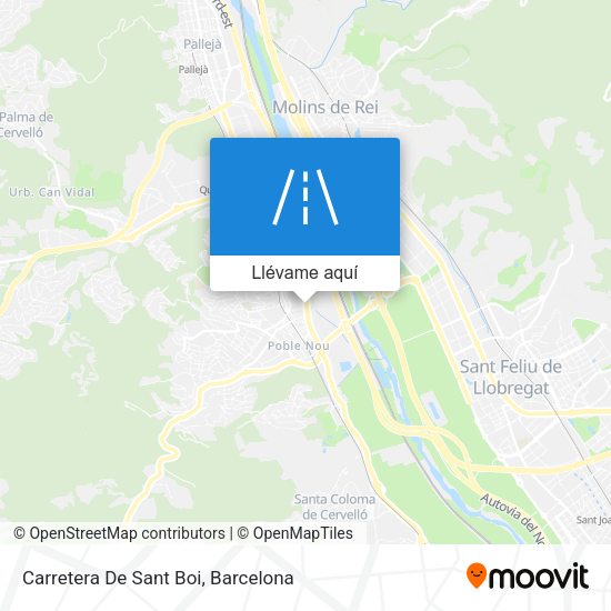 Mapa Carretera De Sant Boi