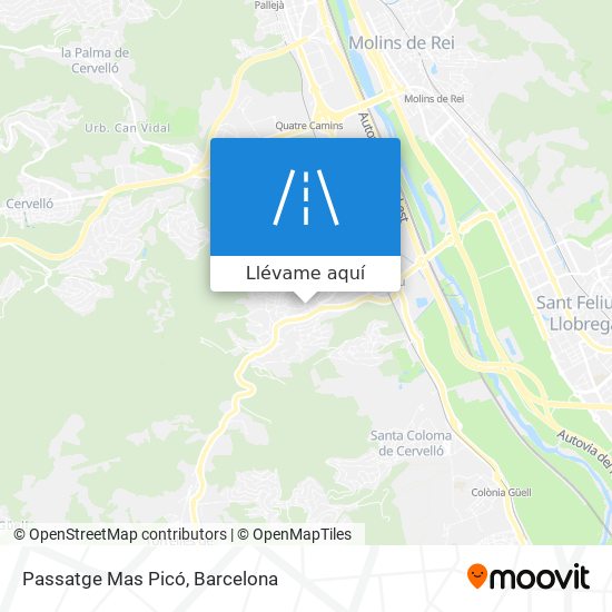 Mapa Passatge Mas Picó