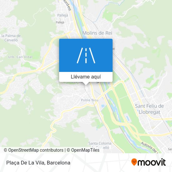 Mapa Plaça De La Vila
