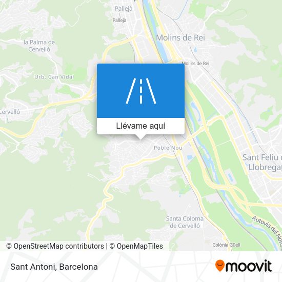 Mapa Sant Antoni