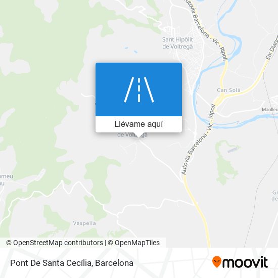 Mapa Pont De Santa Cecília