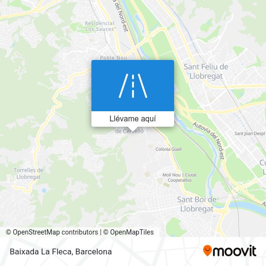 Mapa Baixada La Fleca