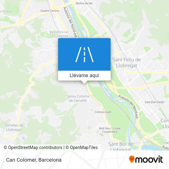 Mapa Can Colomer