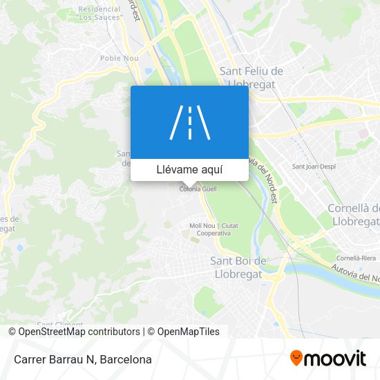 Mapa Carrer Barrau N