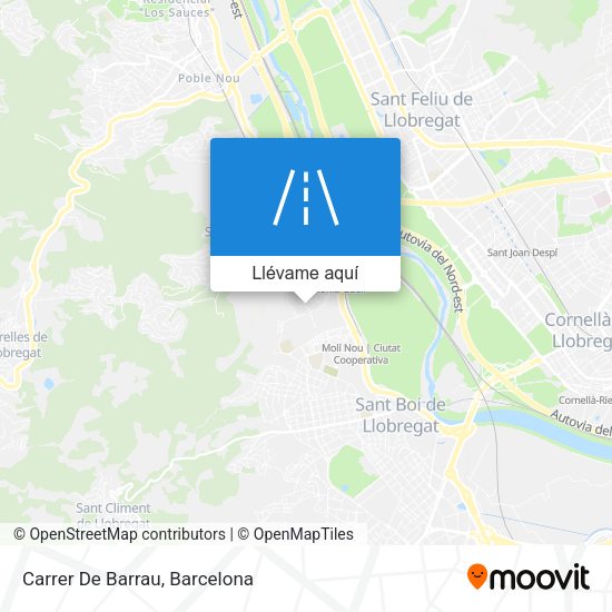 Mapa Carrer De Barrau