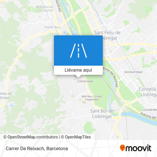 Mapa Carrer De Reixach