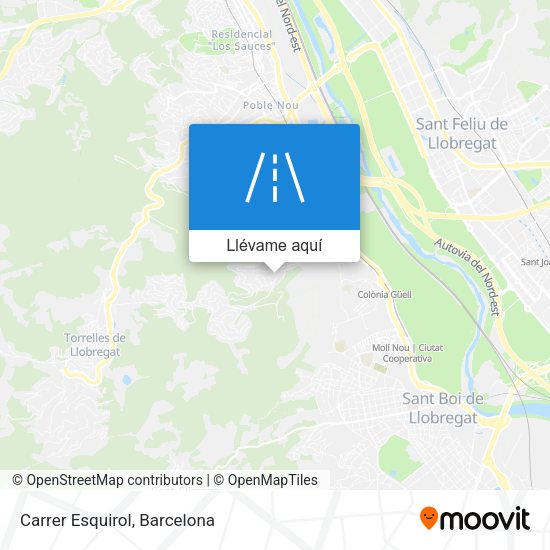 Mapa Carrer Esquirol