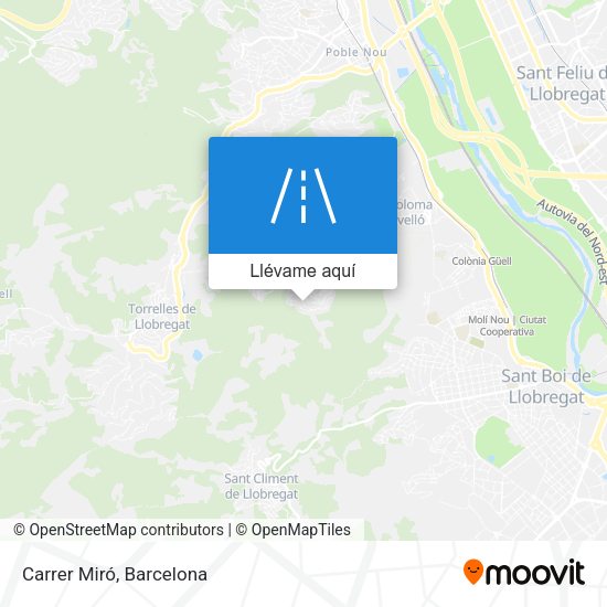 Mapa Carrer Miró