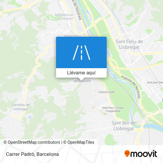 Mapa Carrer Padró