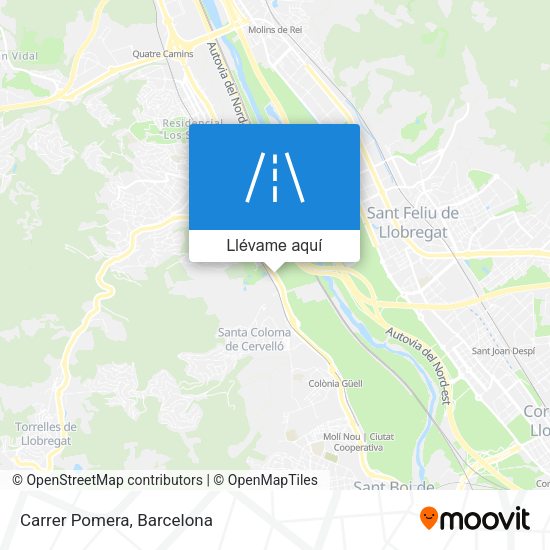 Mapa Carrer Pomera