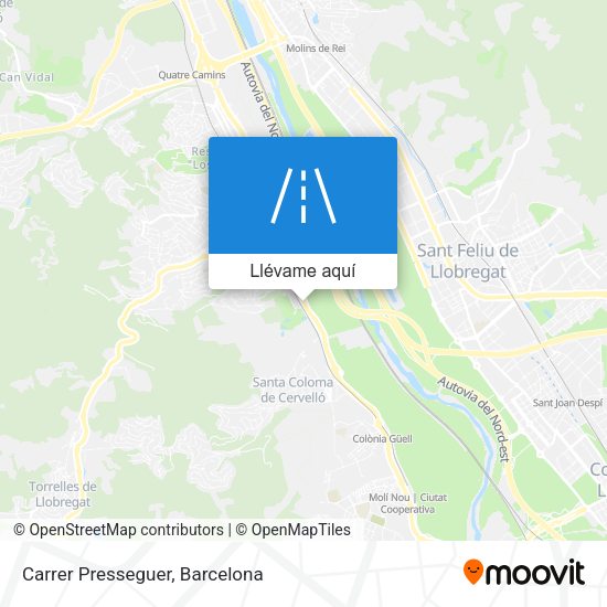 Mapa Carrer Presseguer