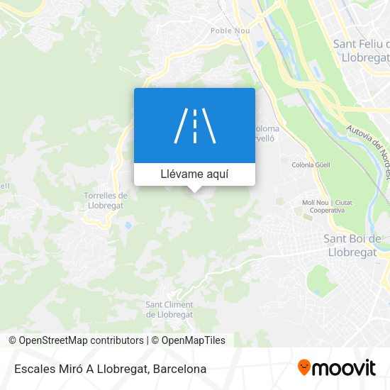Mapa Escales Miró A Llobregat