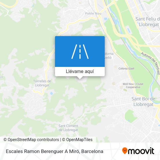Mapa Escales Ramon Berenguer A Miró