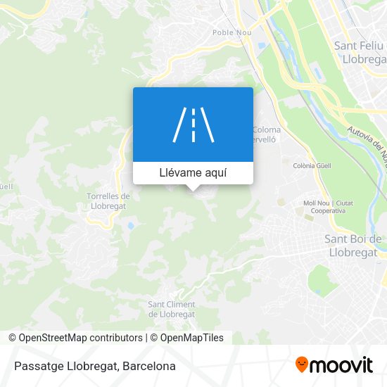 Mapa Passatge Llobregat