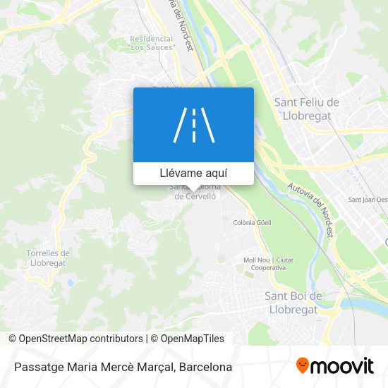 Mapa Passatge Maria Mercè Marçal