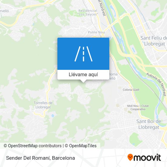 Mapa Sender Del Romaní