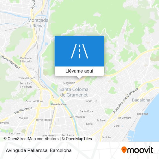 Mapa Avinguda Pallaresa