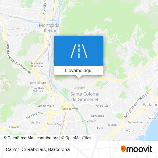 Mapa Carrer De Rabelais