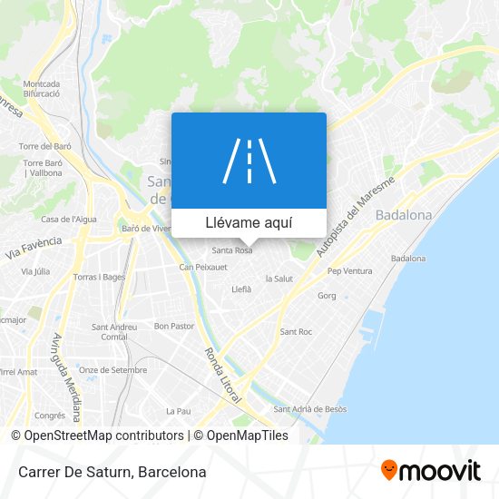 Mapa Carrer De Saturn