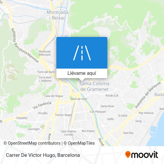 Mapa Carrer De Victor Hugo