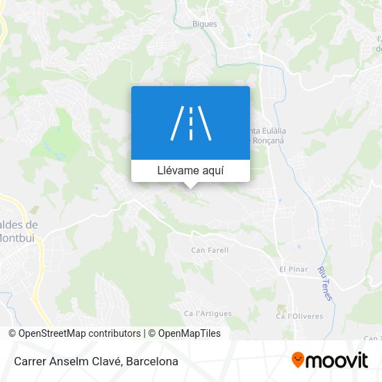 Mapa Carrer Anselm Clavé