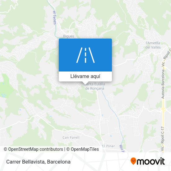 Mapa Carrer Bellavista