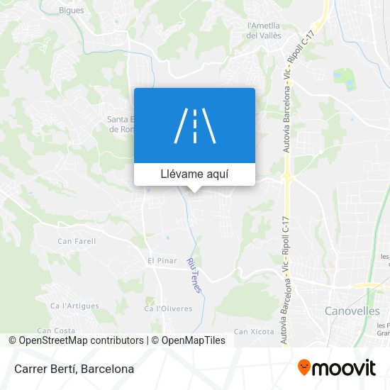 Mapa Carrer Bertí