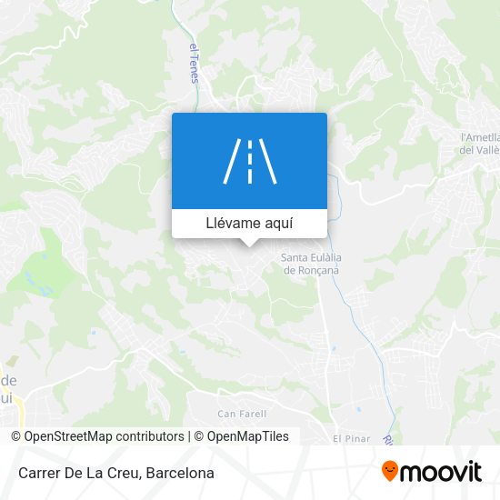 Mapa Carrer De La Creu
