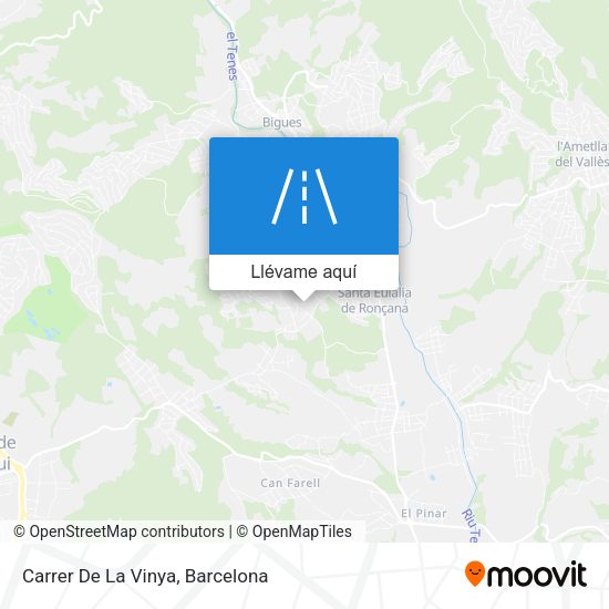 Mapa Carrer De La Vinya