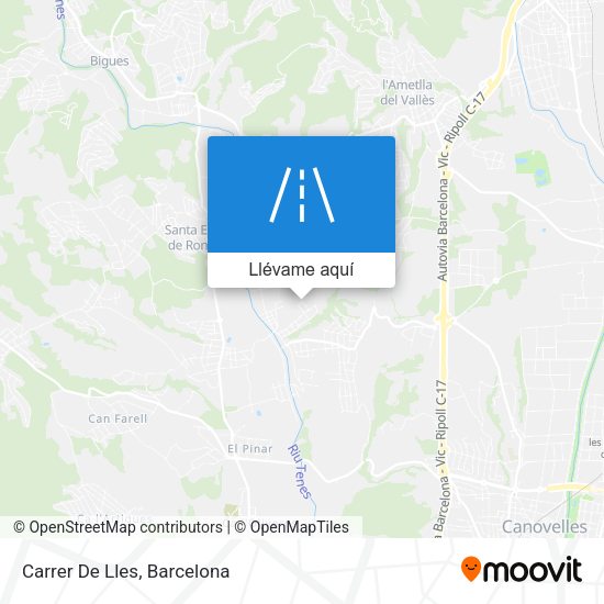 Mapa Carrer De Lles