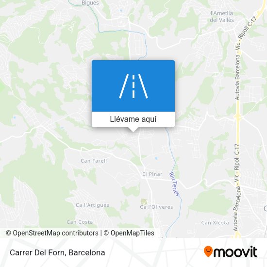 Mapa Carrer Del Forn
