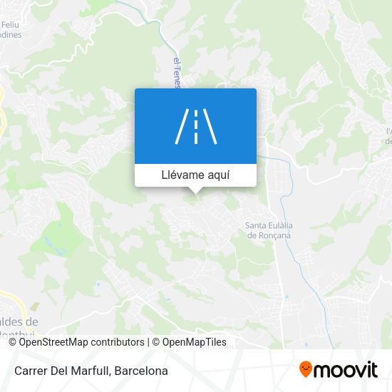 Mapa Carrer Del Marfull