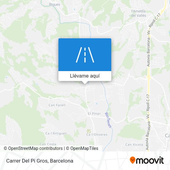 Mapa Carrer Del Pi Gros