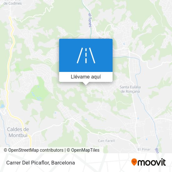 Mapa Carrer Del Picaflor