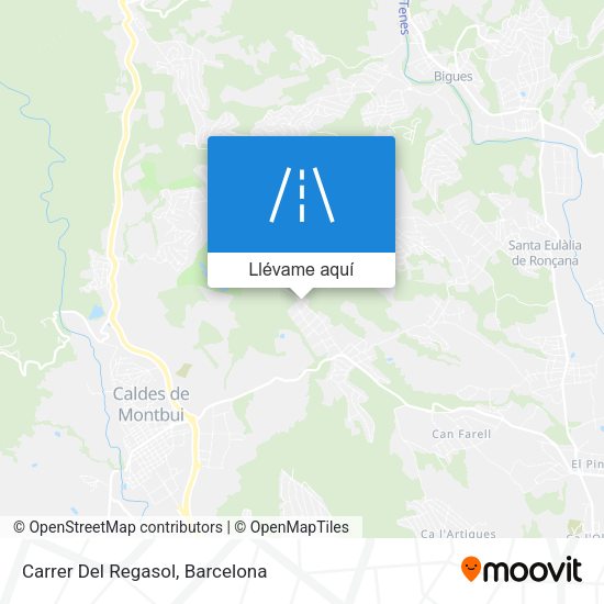 Mapa Carrer Del Regasol