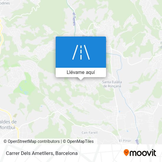 Mapa Carrer Dels Ametllers