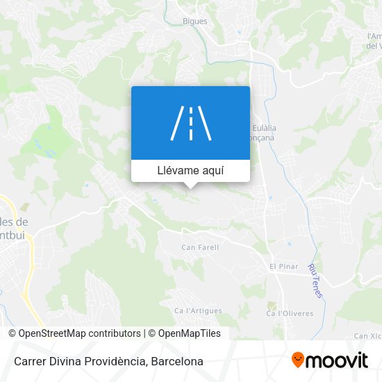 Mapa Carrer Divina Providència