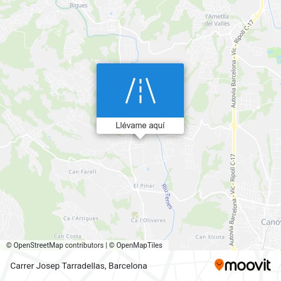 Mapa Carrer Josep Tarradellas