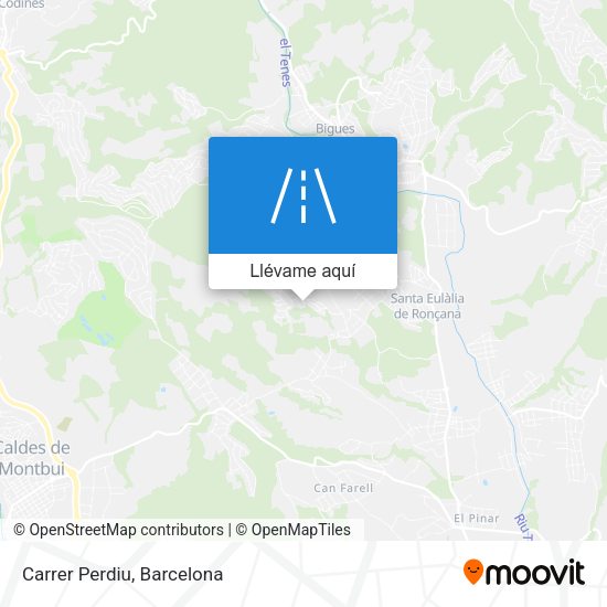 Mapa Carrer Perdiu