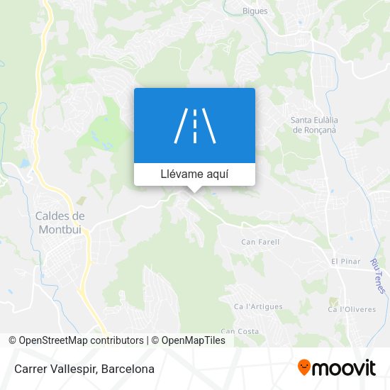 Mapa Carrer Vallespir