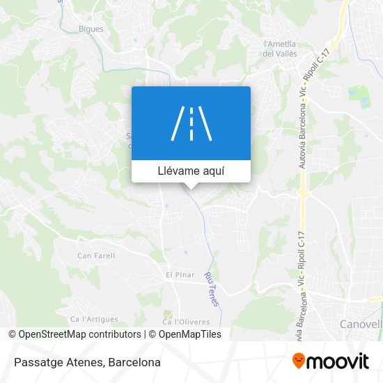 Mapa Passatge Atenes