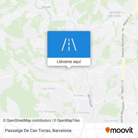 Mapa Passatge De Can Torras