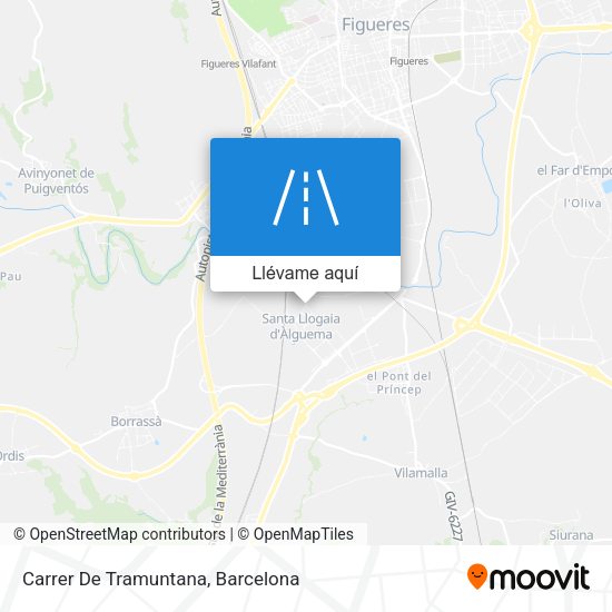 Mapa Carrer De Tramuntana