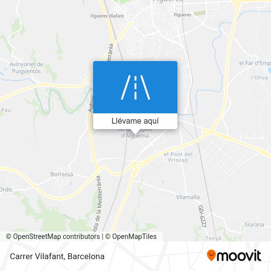 Mapa Carrer Vilafant